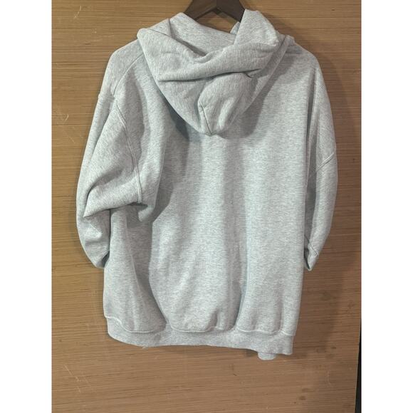 "CASSETTE" hoodie in heather grey - Picture 4 of 6